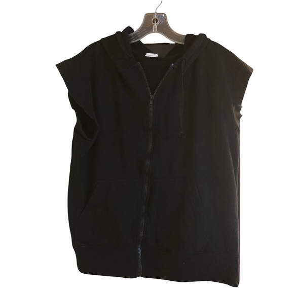 Men’s Sleeveless Workout Muscle Hoodie, full zip, Kangaroo Pockets, Sexy SZ M - Picture 2 of 10